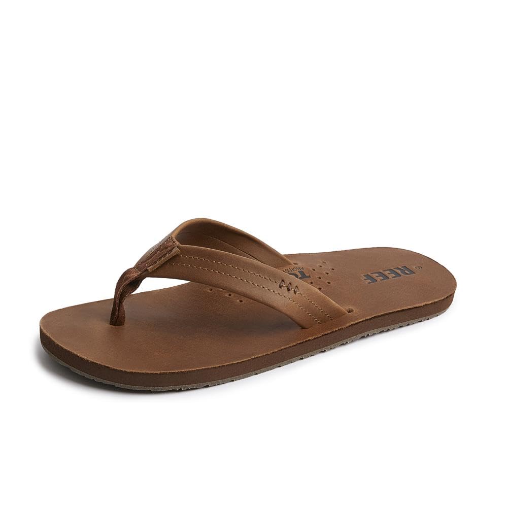 REEF Men's Draftsmen Sandals + Comfort + Worksite + Durable + Water-resistant + Leather Upper + Adjustable Strap + Comfy